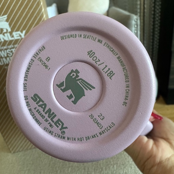 Stanley Tumbler in Pastel Purple with LV designs. New. - Picture 5 of 6